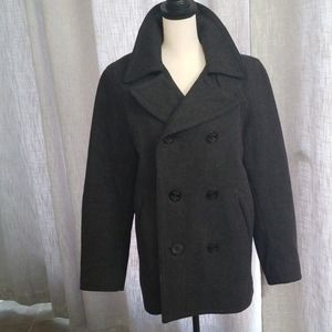 Old Navy pea coat EUC, dark gray